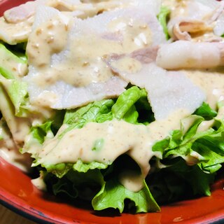 ヘルシーごまたれ豚丼